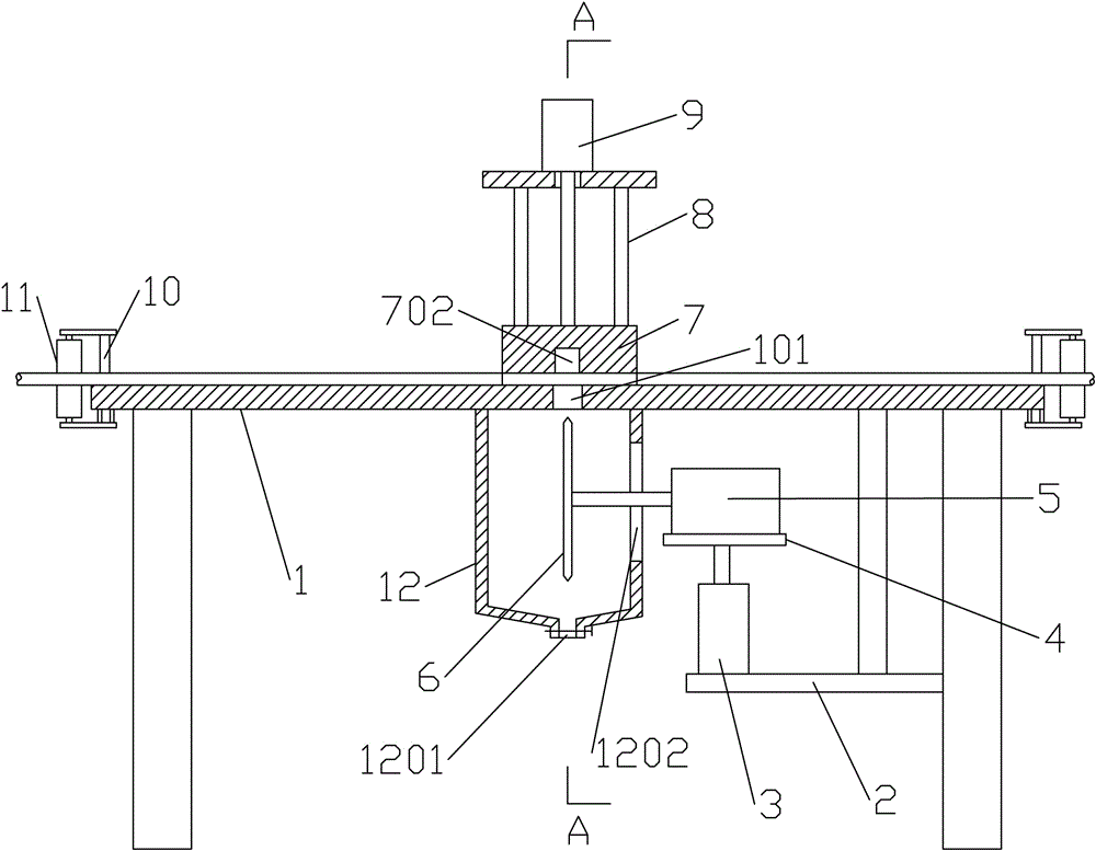 用于电缆挤出的切断装置的制作方法