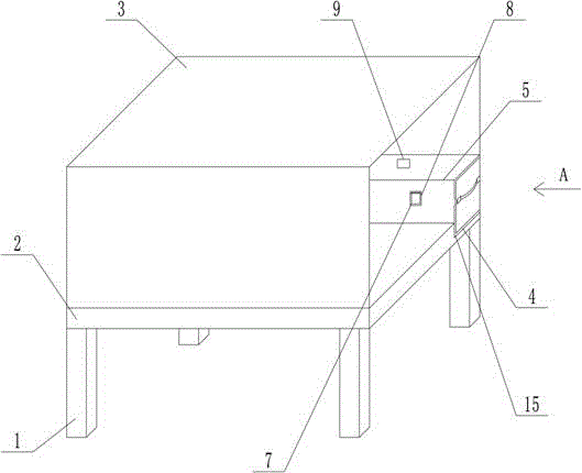 一种具有废料收纳槽的超净工作台的制作方法