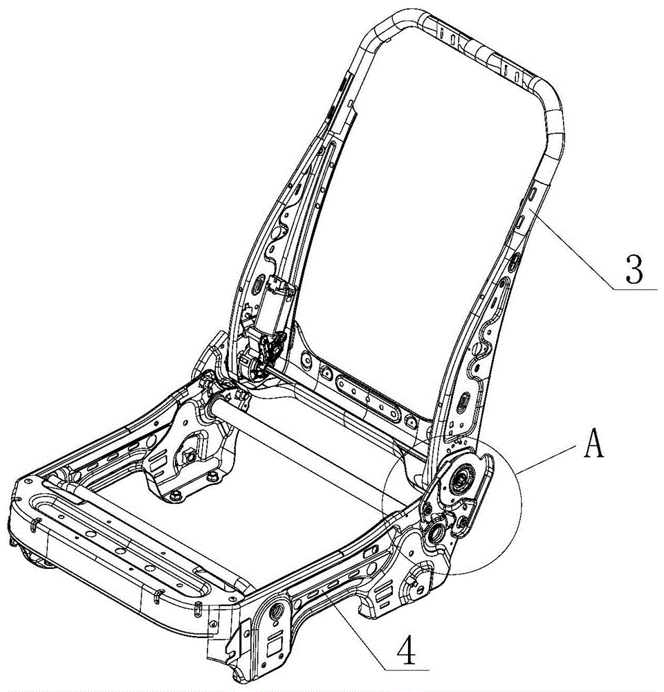 一种用于汽车座椅座靠预固定的连接结构和汽车座椅的制作方法