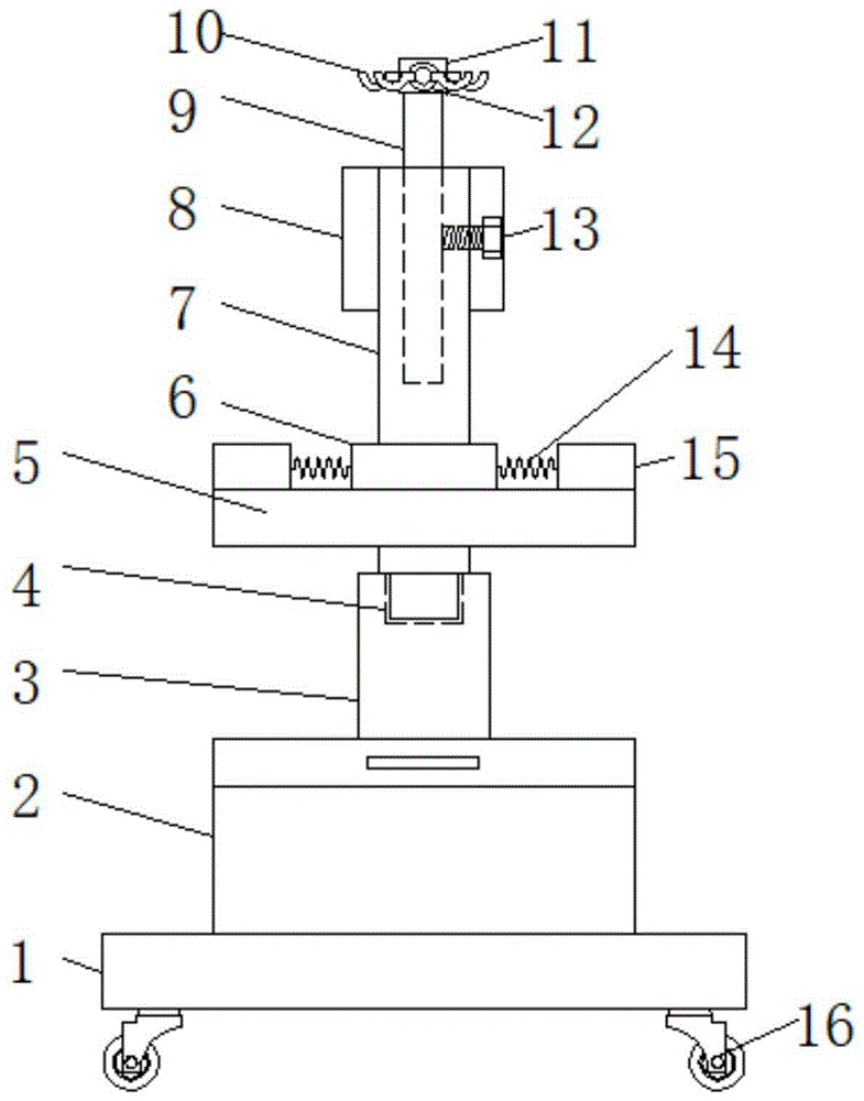 一种呼吸机管道固定架的制作方法