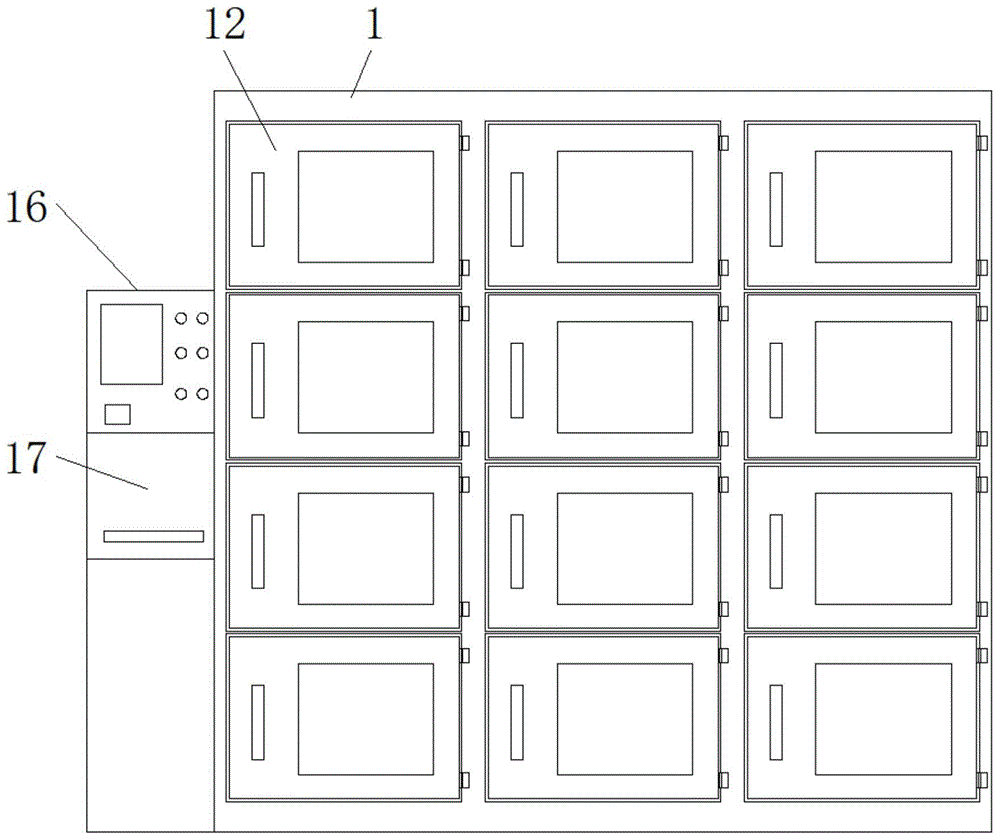 一种具有加温效果的扫码自助取餐柜的制作方法