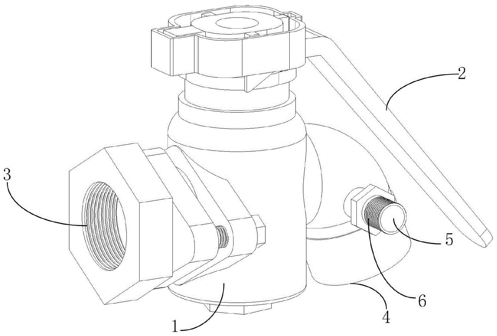 一种空气联动折角塞门及锁钩装置的制作方法