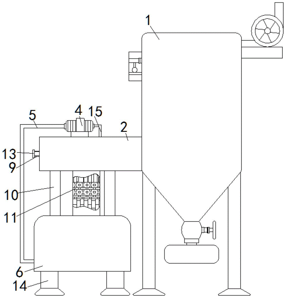 一种高效长袋低压脉冲布袋除尘器的制作方法