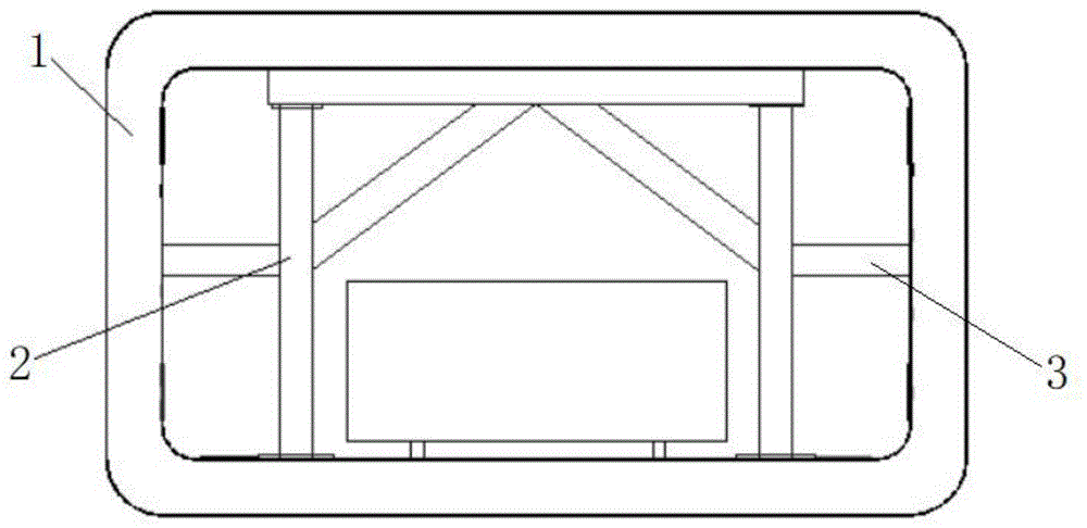 移动式定型大断面矩形顶管施工应急支撑门架的制作方法