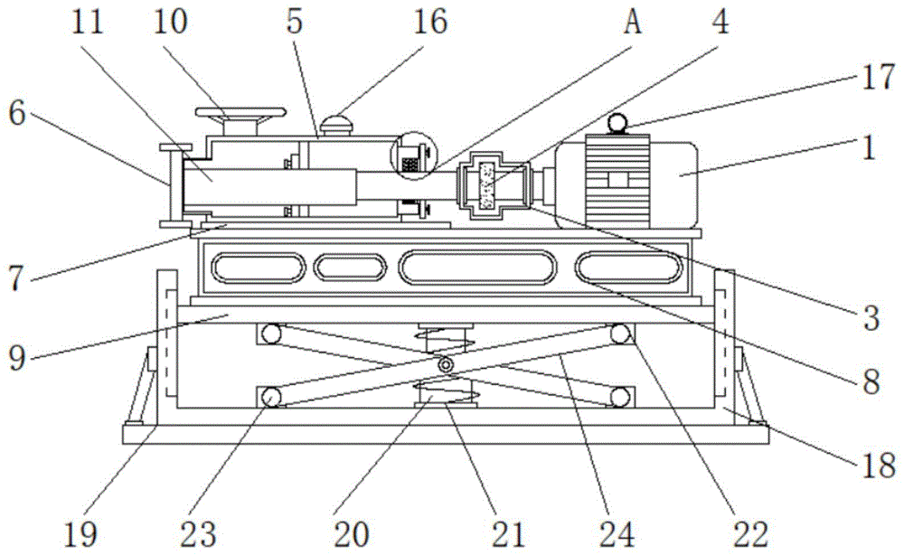 一种易调节主轴轴向位置的化工流程泵的制作方法