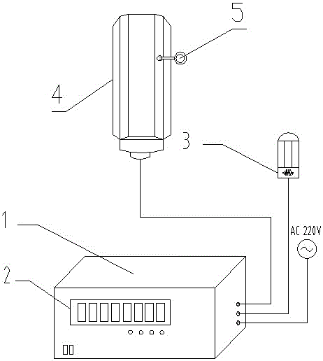 长螺旋钻机钻进深度指示装置的制作方法