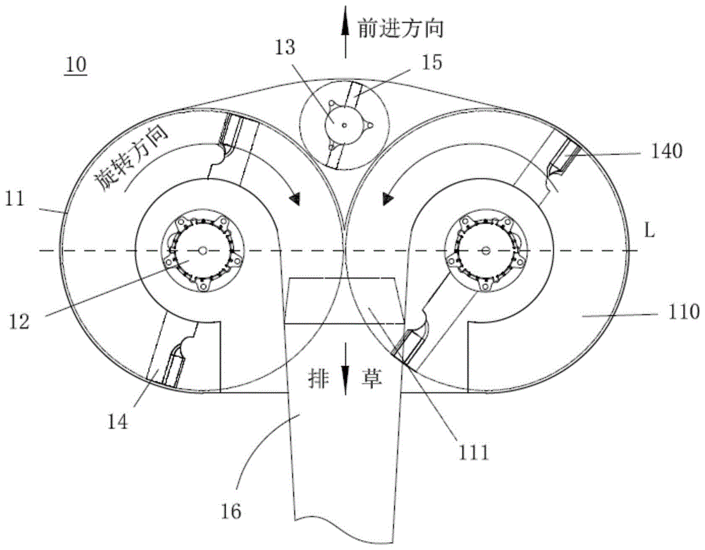 一种电动驾乘式草坪修剪机的中排后集草刀盘的制作方法