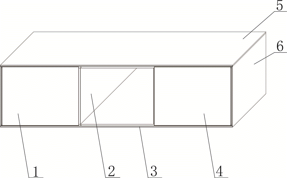 一种新型钢制电视柜的制作方法