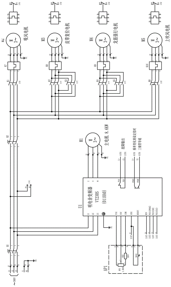 一种粗纱机精准定长的控制系统的制作方法