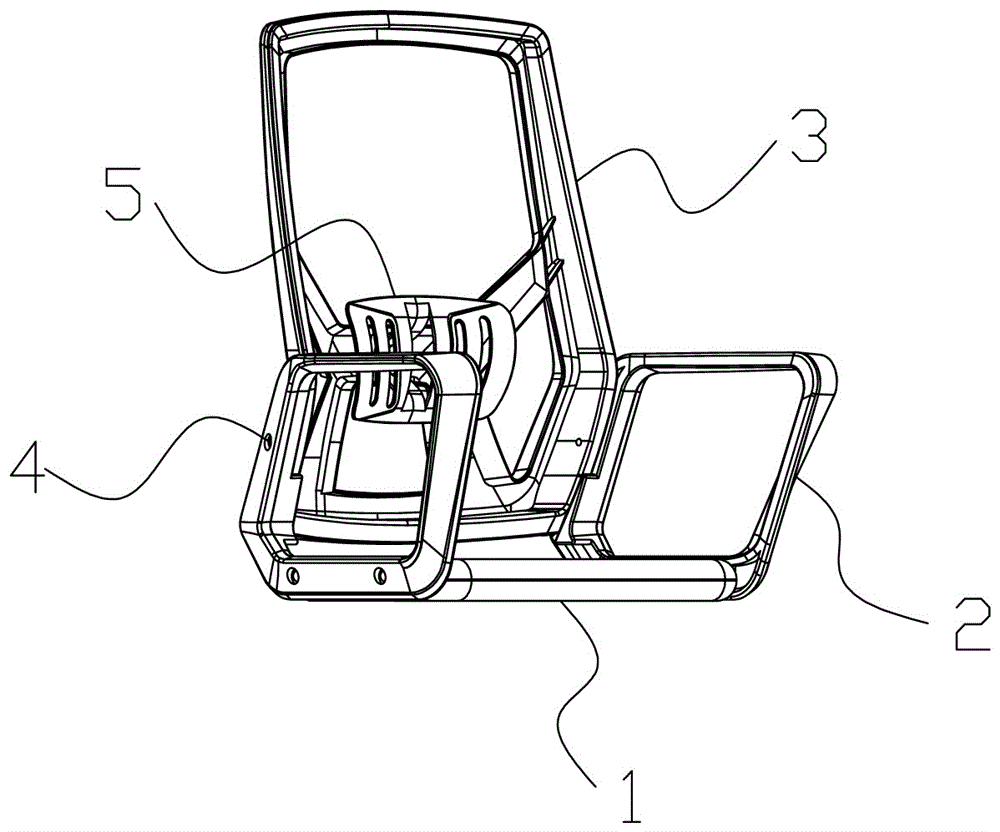 一种可折叠的座椅靠背的制作方法