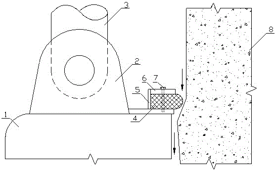 一种高水头阀门顶止水固定装置的制作方法