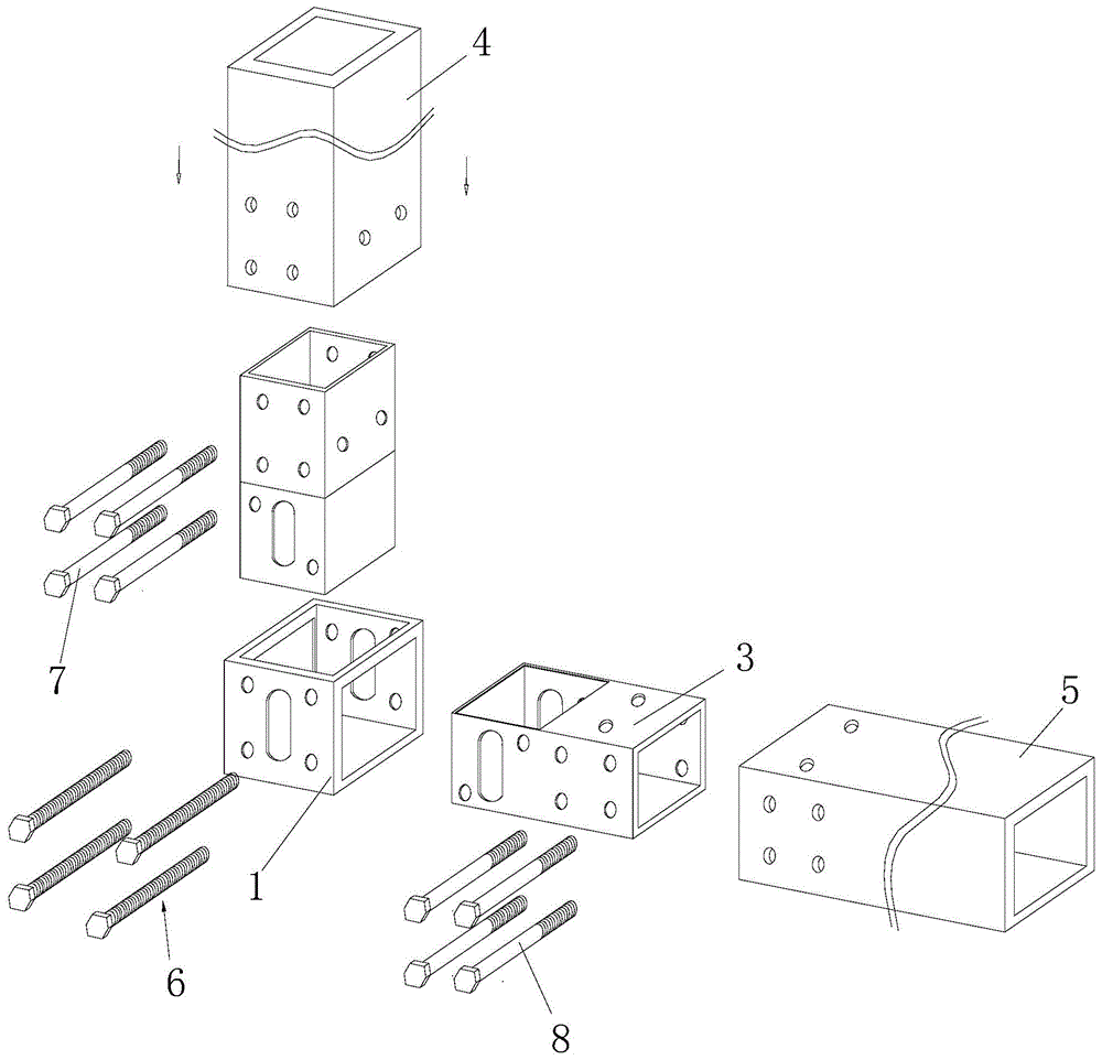 一种用于模块式登机岛的钢框柜阳角连接结构的制作方法