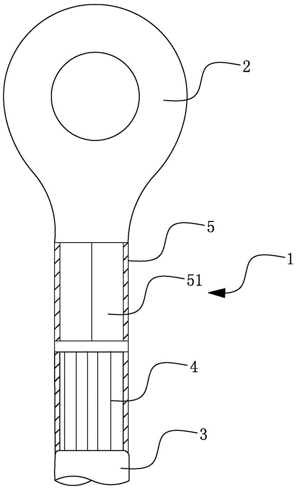 一种搭接线用压接连接棒状端子的制作方法