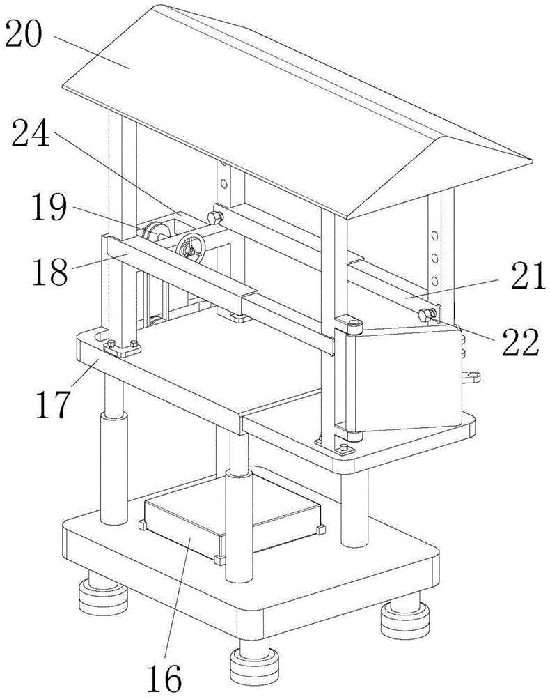 一种建筑物外部爬升式建筑施工操作平台的制作方法