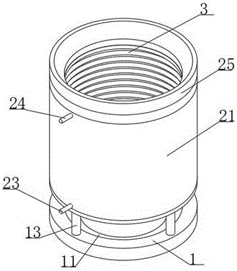 一种可加热铁桶的电磁加热装置的制作方法