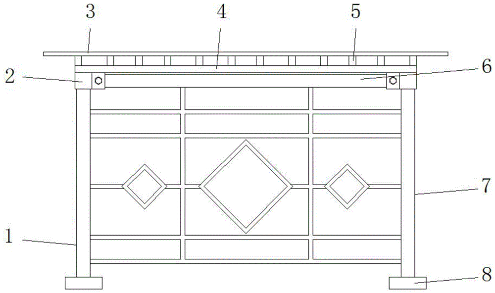 一种具有辅助照明结构的艺术廊钢架的制作方法