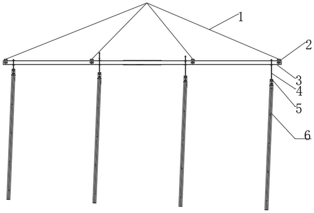 一种用于大型模板吊装的吊架装置的制作方法