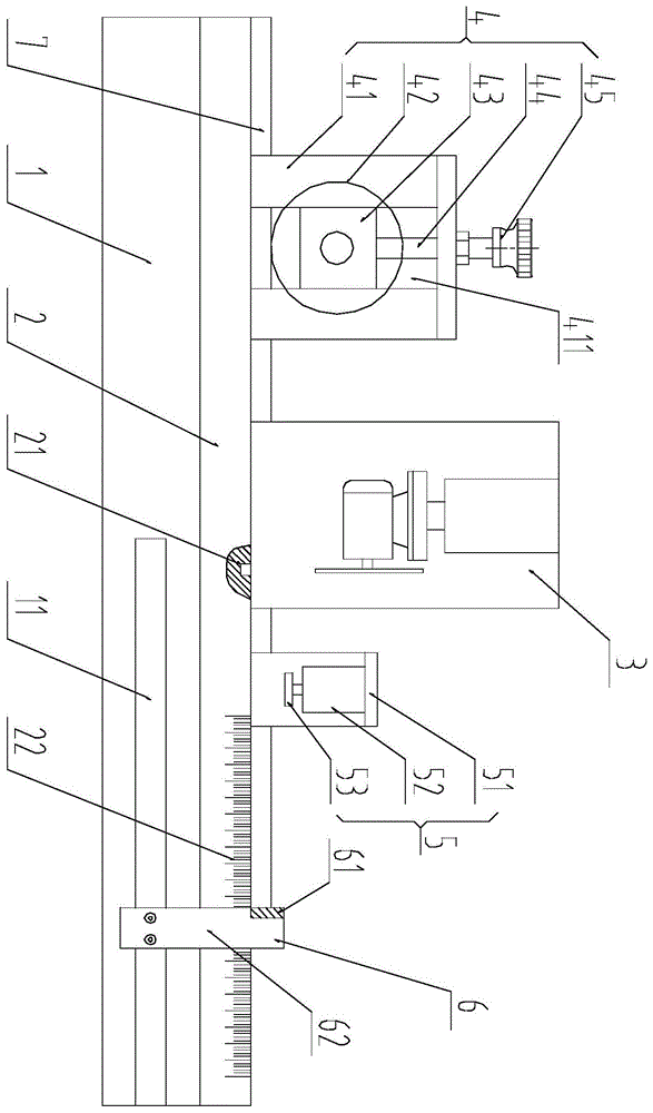 一种PP焊条用切割机的定位装置的制作方法