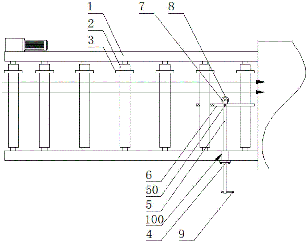 一种板条锯送板装置的制作方法