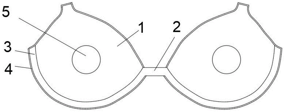 一种新型无钢圈内衣模杯的制作方法