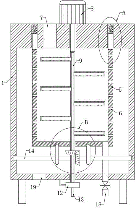 一种建筑材料生产用的干燥装置的制作方法