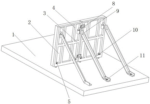 一种重复使用的围挡的制作方法