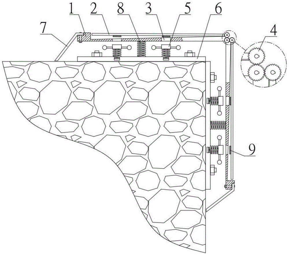 一种高层建筑施工抗风装置的制作方法