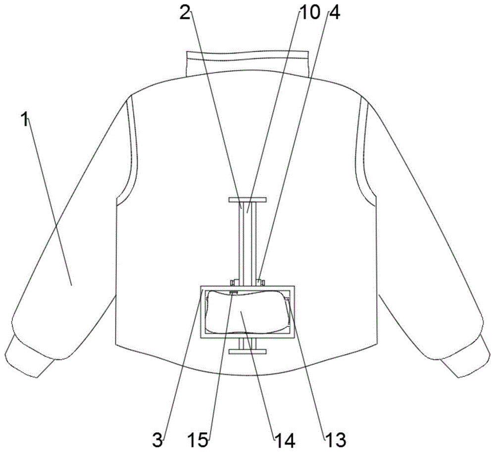 一种具有保健效果的多功能羽绒服的制作方法