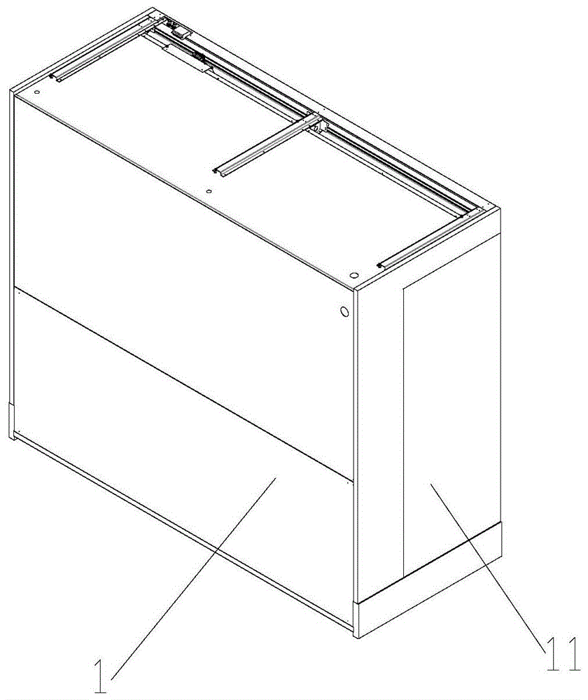 一种结构紧凑的商品推入式冷藏展示柜的制作方法