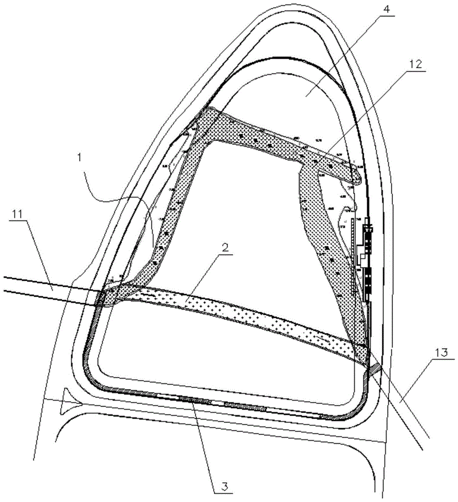 一种人工建造的临时性河涌的制作方法