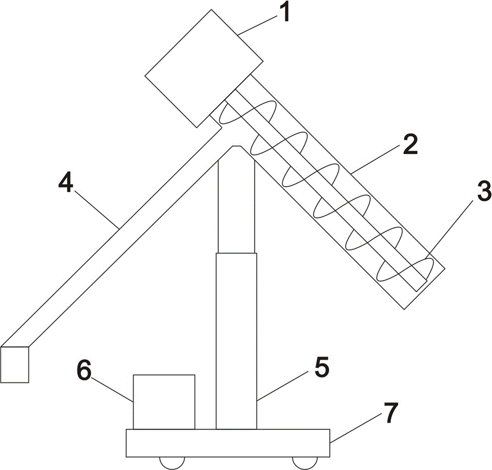 一种真石漆固态物料提料机的制作方法