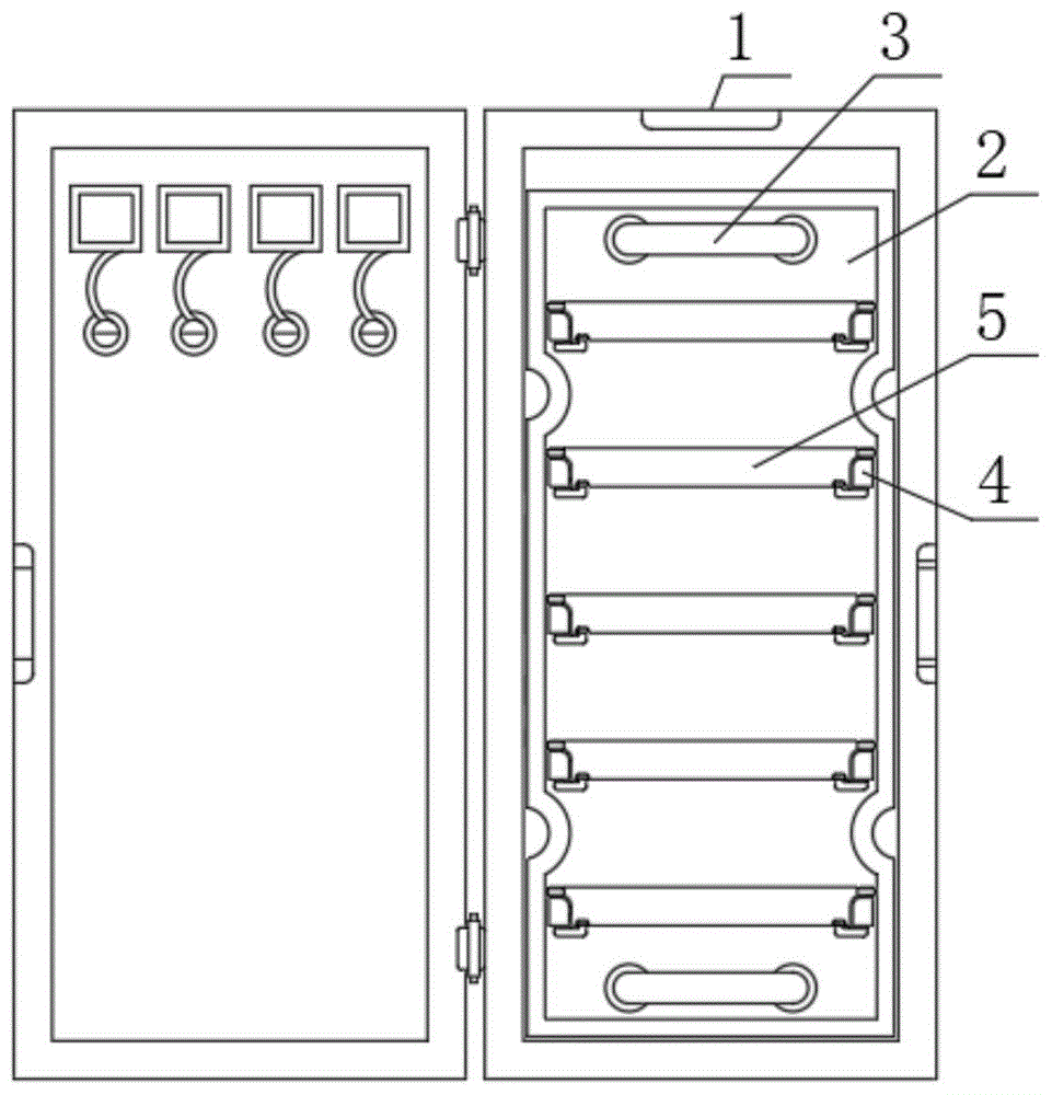 一种带配电设备固定结构的配电柜的制作方法
