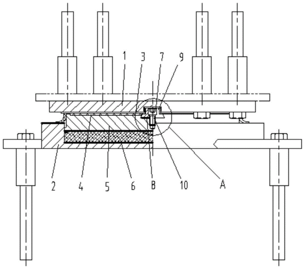 一种中间导轨盆式橡胶支座的制作方法