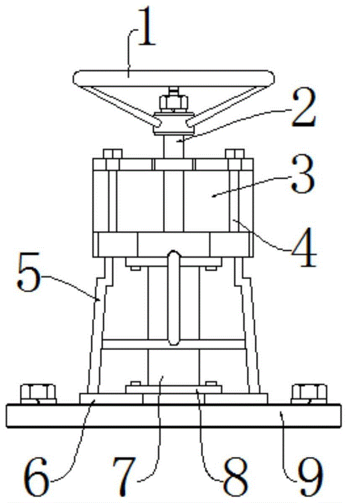 一种整体式高压阀盖的制作方法