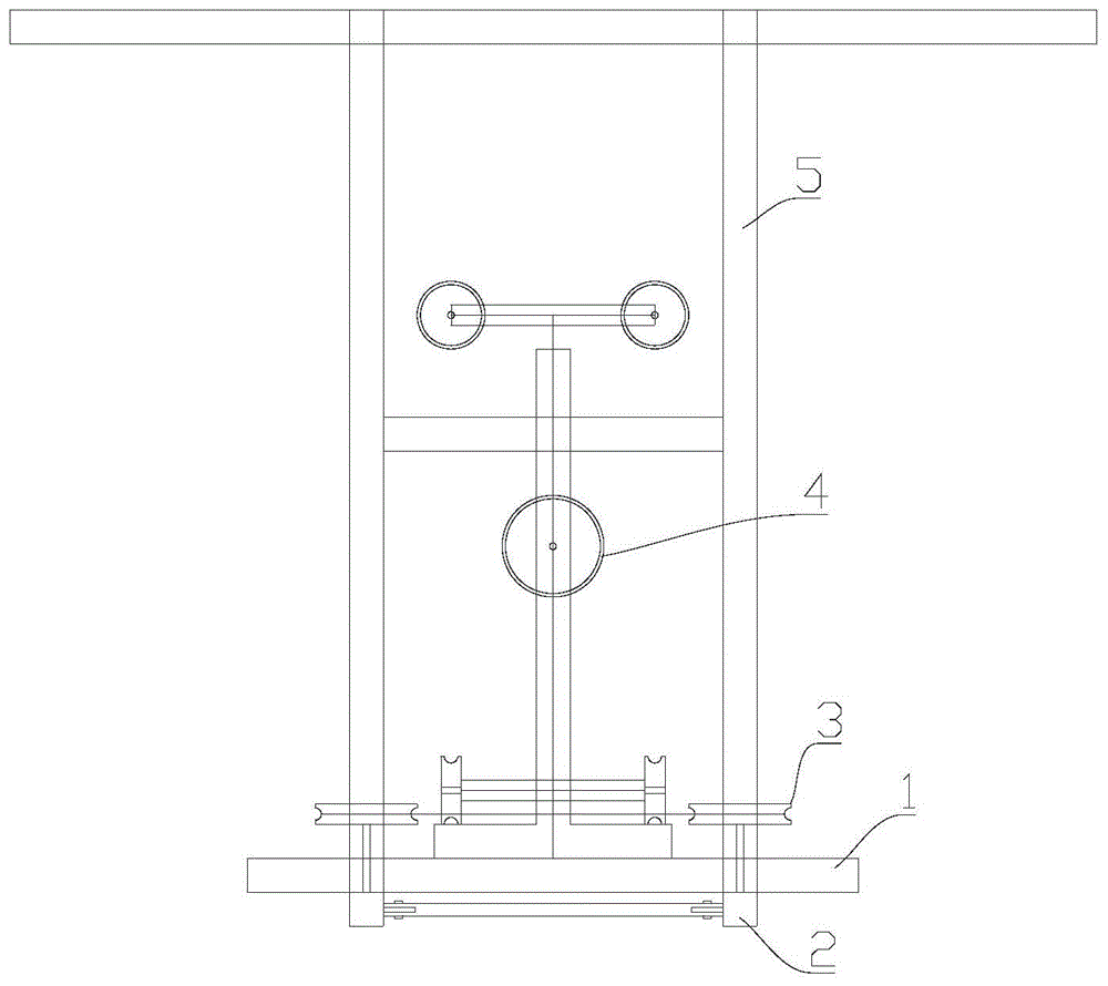 绳锯导向架一体式切割装置的制作方法