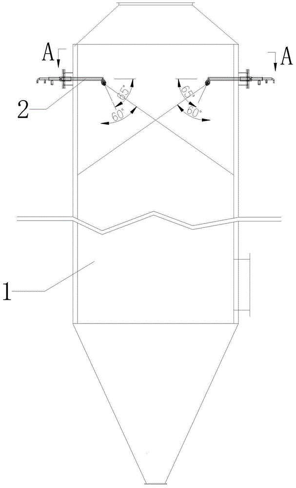 急冷塔新型喷枪系统的制作方法