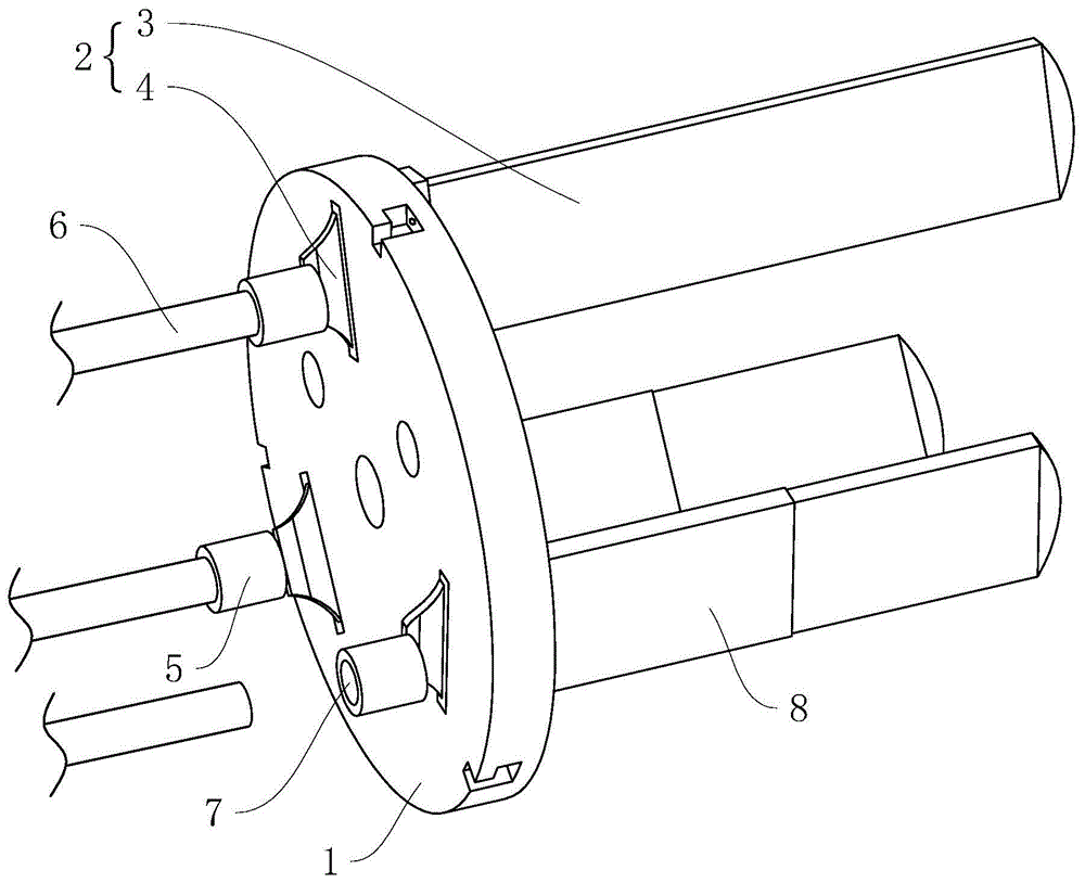 一种三角插头的制作方法