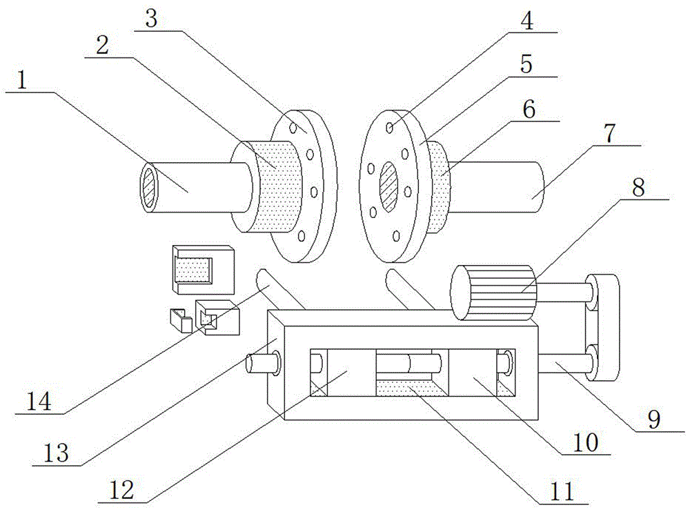 一种注塑机双通道高压开模油管连接结构的制作方法