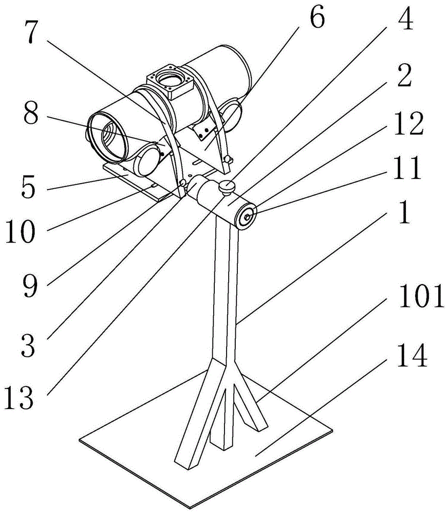 X射线管用可调节夹具的制作方法