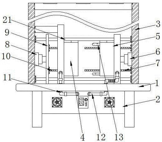 一种电动车电池盖板生产用注塑模具的制作方法