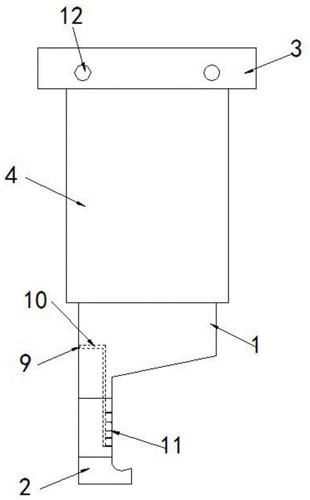 一种高强度侧壁勾槽成型刀的制作方法