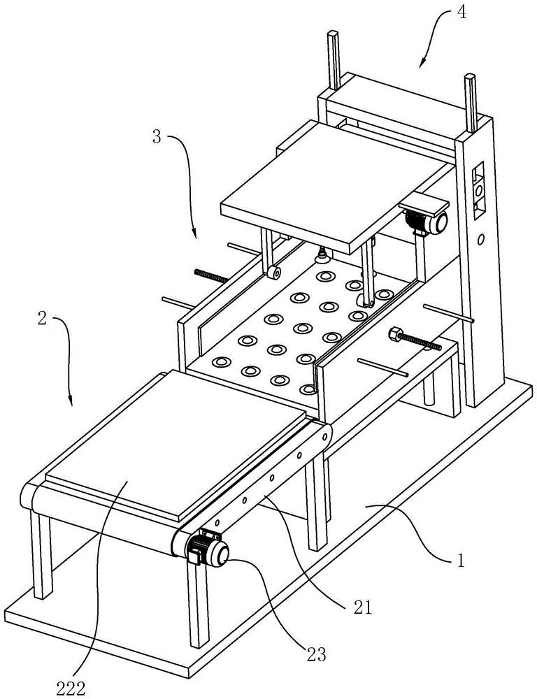 一种圆桶焊缝机用的送料装置的制作方法
