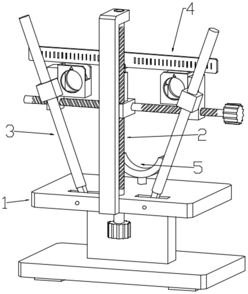 一种具有调节功能的眼科医生用测量尺的制作方法