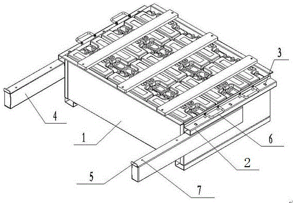 一种磁悬浮轴承电控机柜应急电源盒安装结构的制作方法
