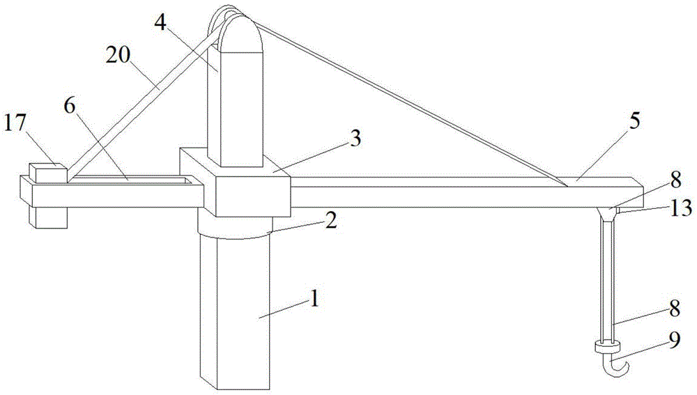 一种建筑工程用远程控制塔吊机的制作方法