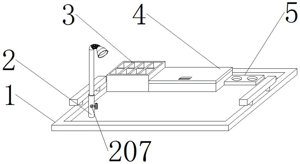 一种血透室用血透机顶托盘的制作方法