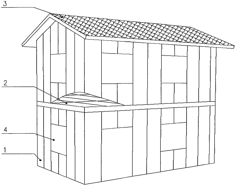 一种加强蒸压加气混凝土板建筑结构系统的制作方法