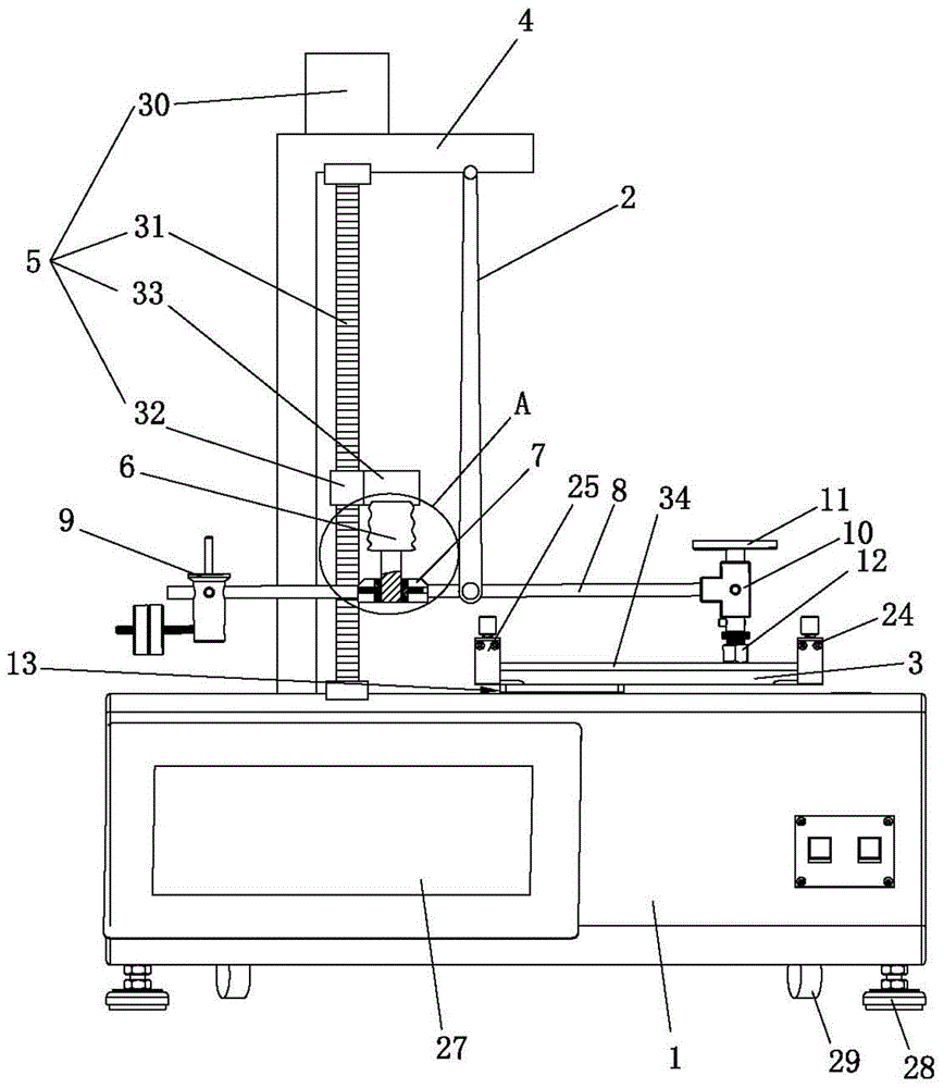 一种吊挂型往复式润滑油摩擦测试机的制作方法