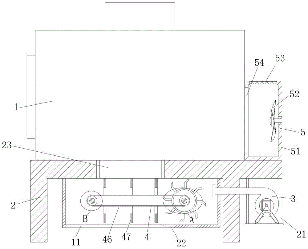 一种数控机床用散热底座的制作方法