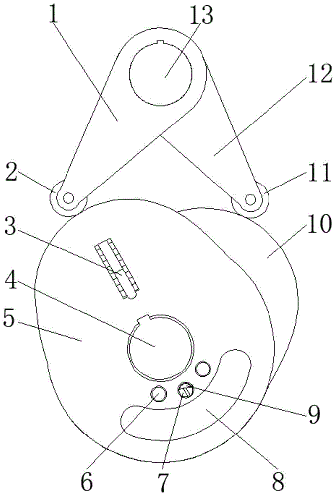 —种纺织提花机共轭凸轮驱动机构的制作方法